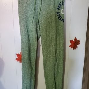 Women's Feathers green sweatpants